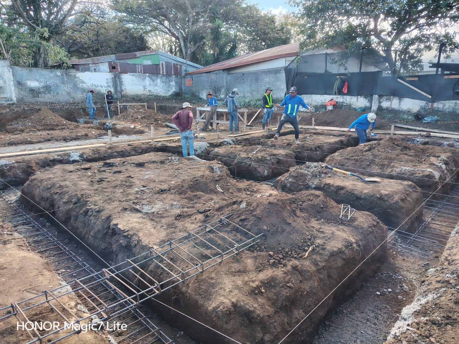 Armadura de acero para cimentación